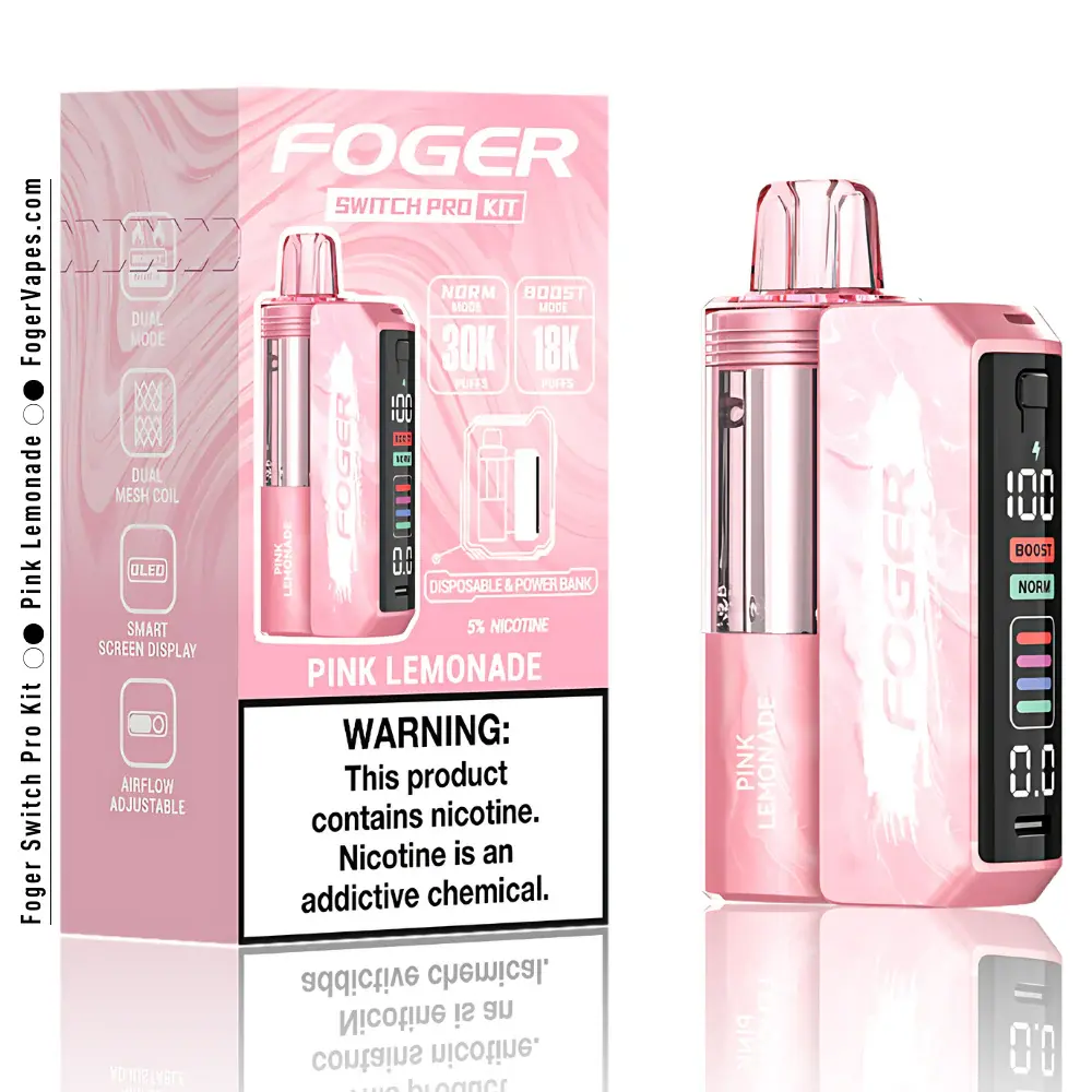 Foger Switch Pro 30K Disposable Kit  Pink Lemonade