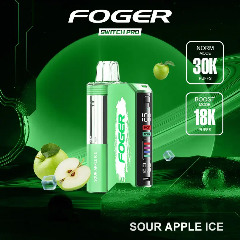 Foger Switch Pro 30K Disposable Kit  Sour Apple Ice