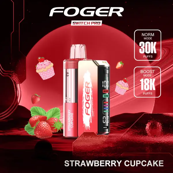 Foger Switch Pro 30K Disposable Kit  Strawberry Cupcake