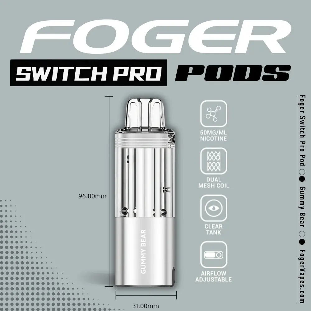 Foger Switch Pro 30K Disposable Pod Gummy Bear