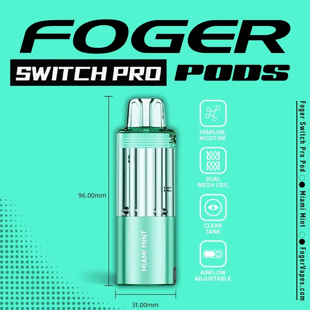 Foger Switch Pro 30K Disposable Pod Miami Mint