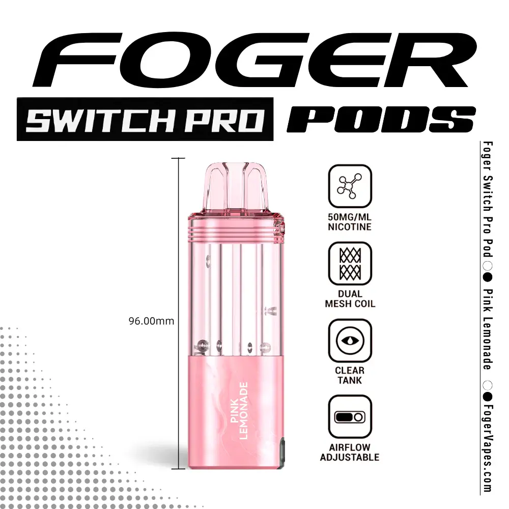 Foger Switch Pro 30K Disposable Pod Pink Lemonade