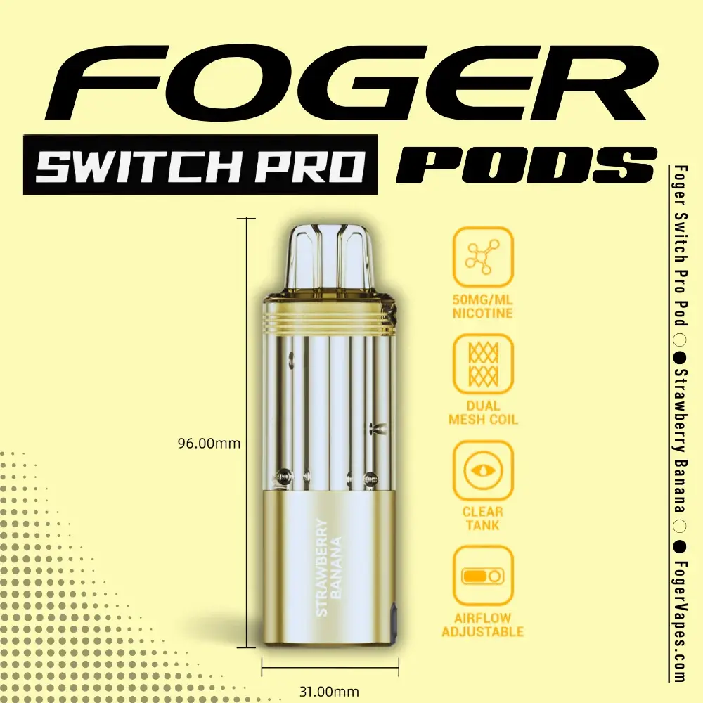 Foger Switch Pro 30K Disposable Pod Strawberry Banana