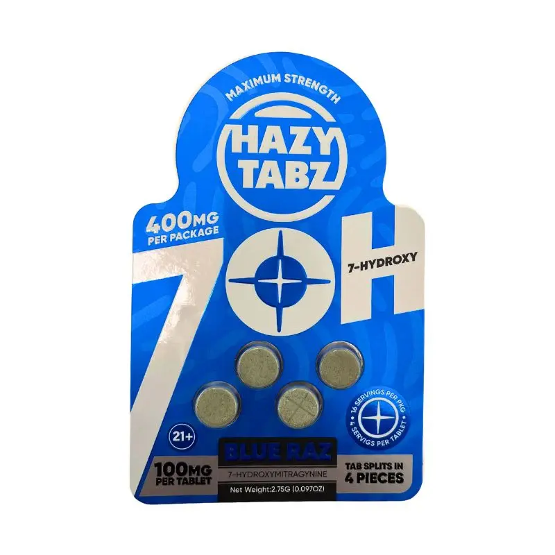 Hazy Tabz 400mg Per Package Blue raz