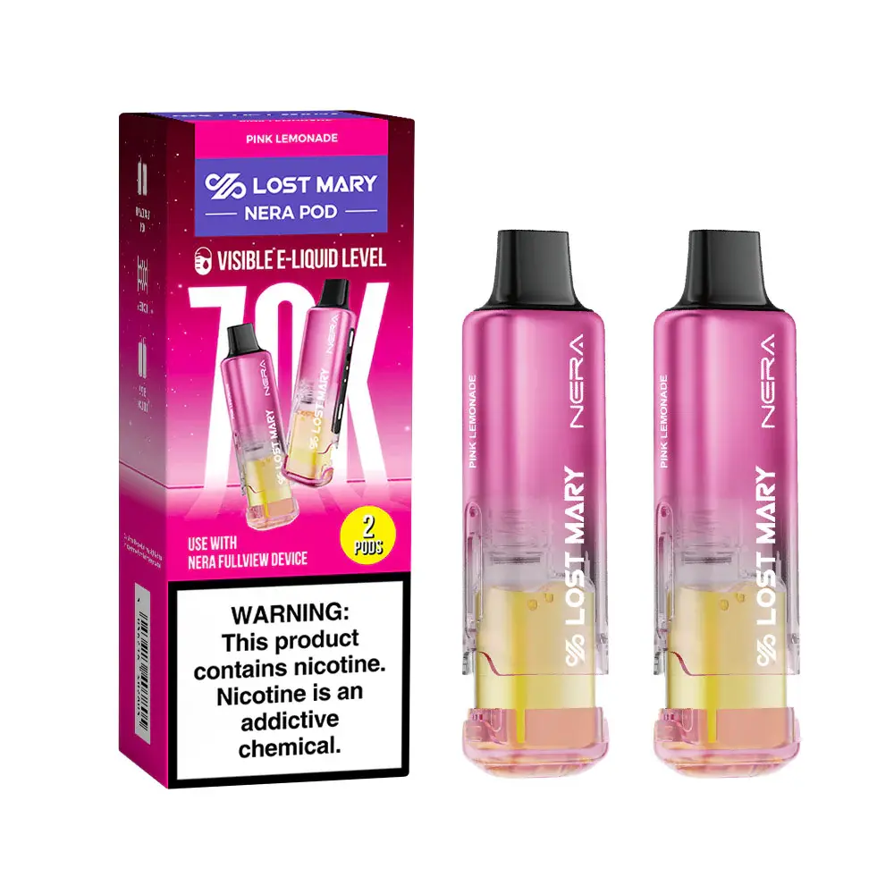 Lost Mary Nera Fullview 70000 Puffs Disposable Refill Pink Lemonade