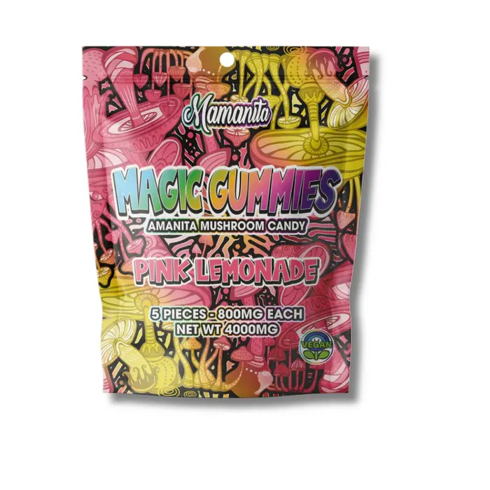 Mama, Mushroom Gummies, 4000mg, 5 count Display, Pink Lemonade