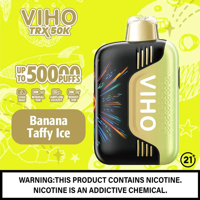 Viho, TRX 50K disposable, 20ml, Banana Taffy Ice
