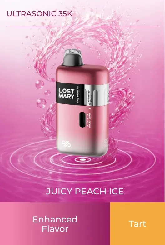 Lost Mary, Ultrasonic,35K, Juicy Peach Ice