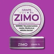 Zimo Pouches 5ct  Grape 6mg