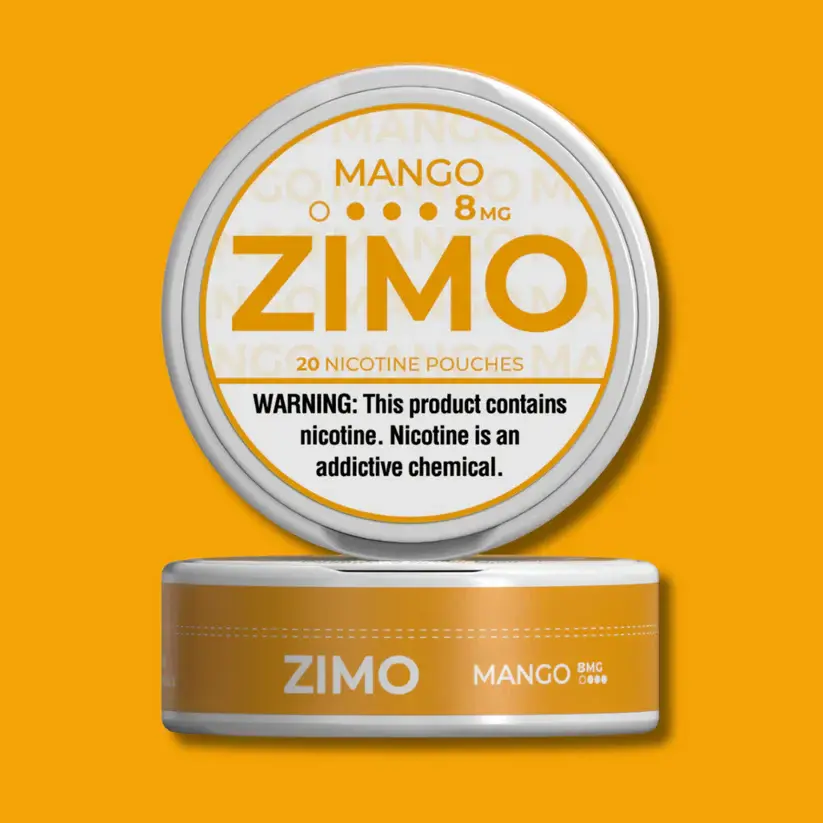 Zimo Pouches 5ct  Mango 6mg