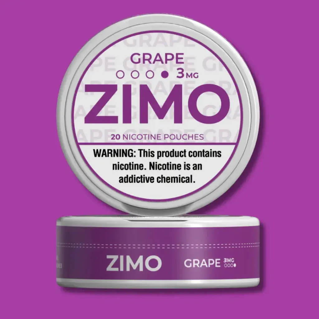Zimo Pouches 5ct Grape 8mg