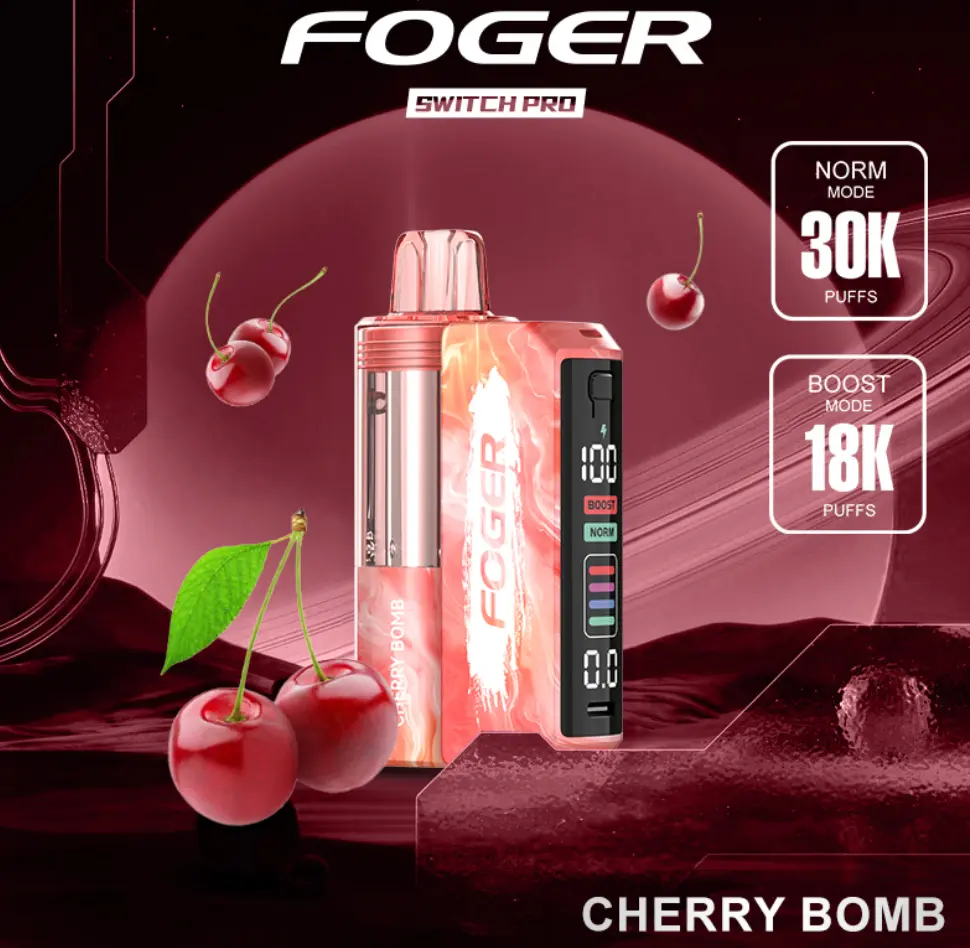 Foger Switch Pro 30K Disposable Kit Cherry Bomb
