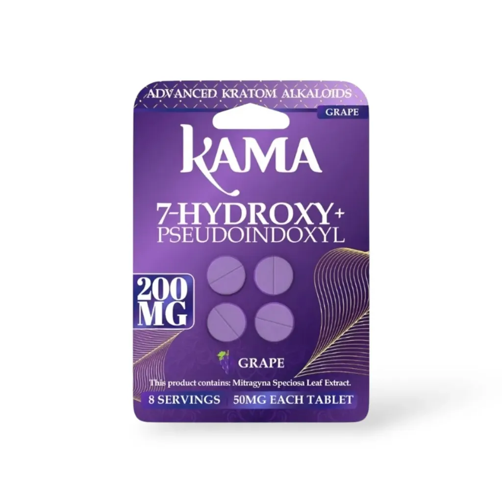 Kama, Hydro, 200mg, 4 count, Pseudo Tab, 10 Count Display (Grape)