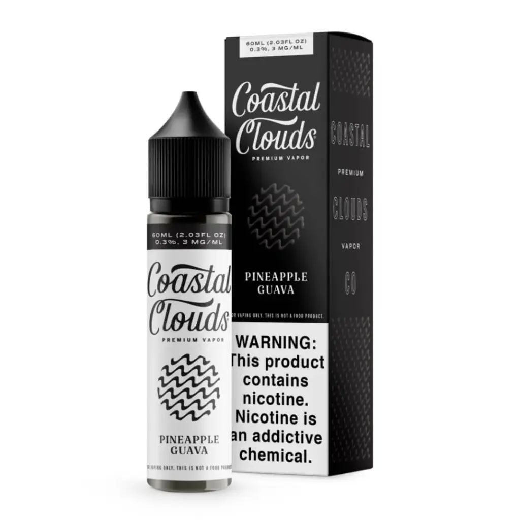 Coastal Clouds, E-Liquid Juices (Pineapple Guava, 3 Mg)